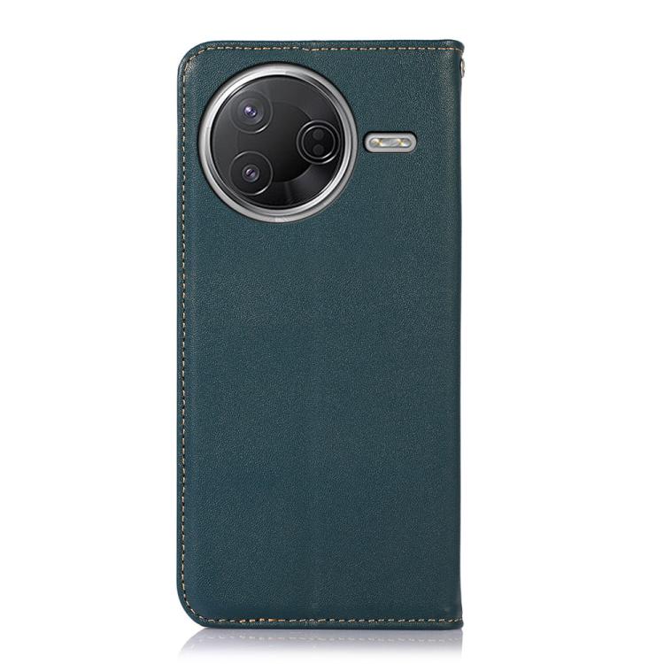 For Xiaomi Poco F7 Pro / Redmi K80 KHAZNEH Nappa Top Layer Cowhide Leather Phone Case