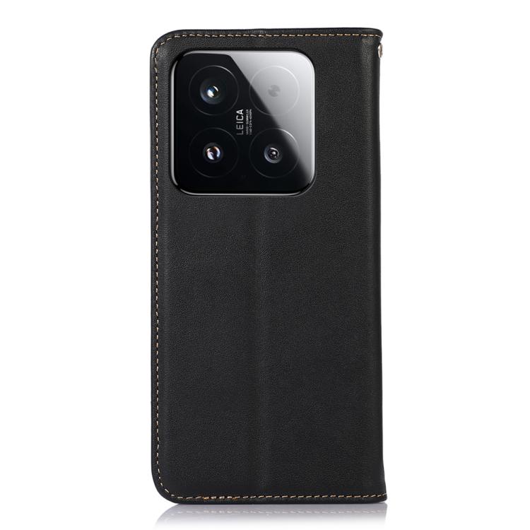 For Xiaomi 15T 5G KHAZNEH Nappa Top Layer Cowhide Leather Phone Case