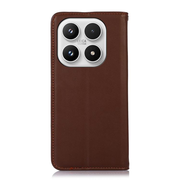 For Xiaomi 17 KHAZNEH Nappa Top Layer Cowhide Leather Phone Case