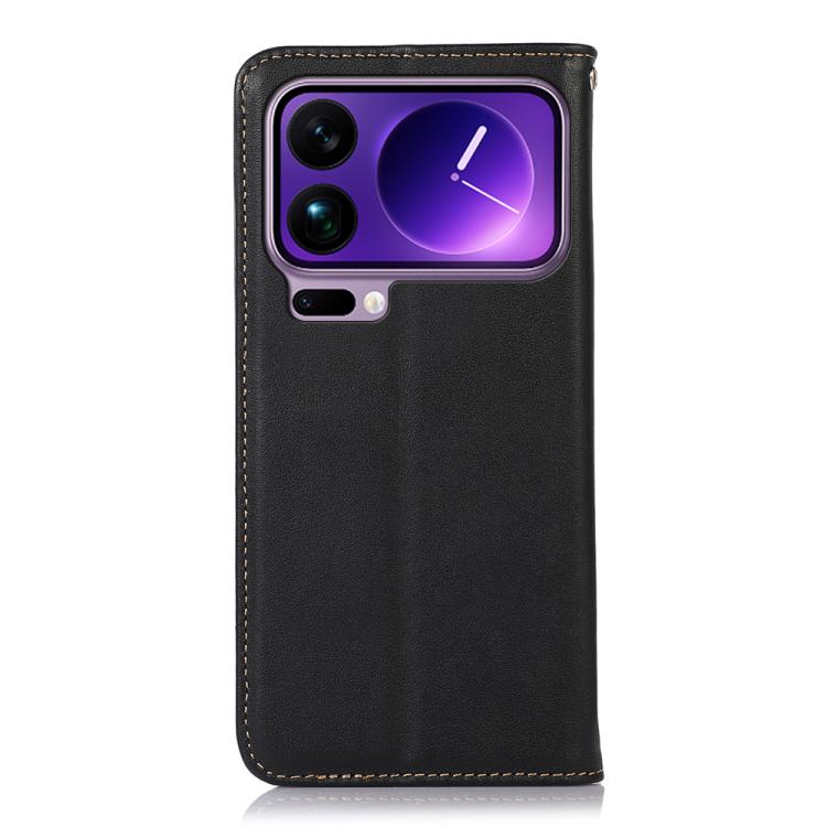 For Xiaomi 17 Pro KHAZNEH Nappa Top Layer Cowhide Leather Phone Case