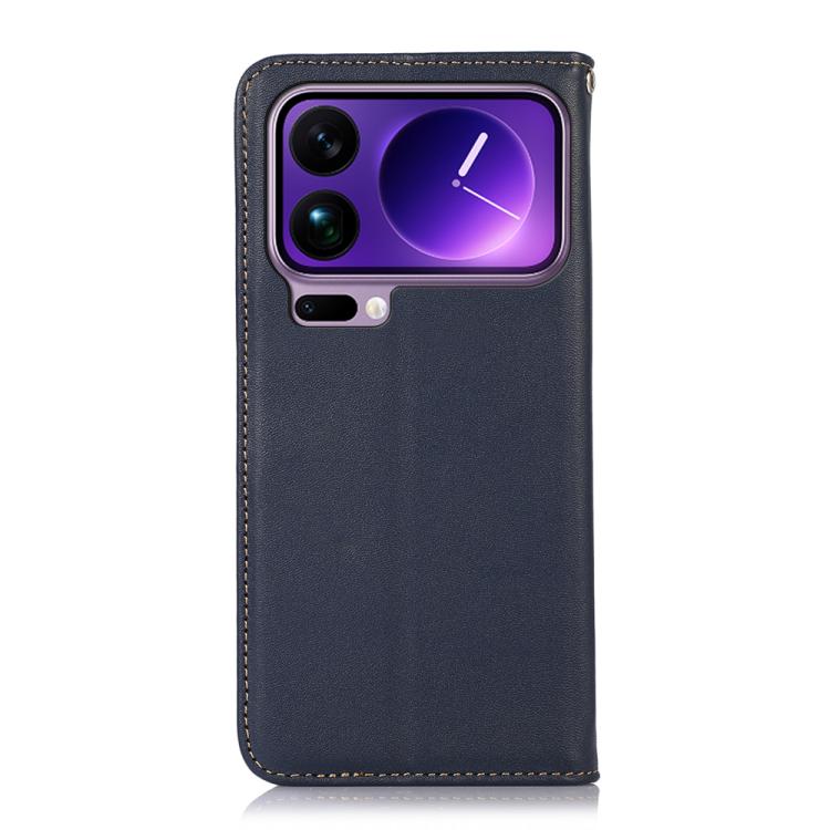 For Xiaomi 17 Pro Max KHAZNEH Nappa Top Layer Cowhide Leather Phone Case