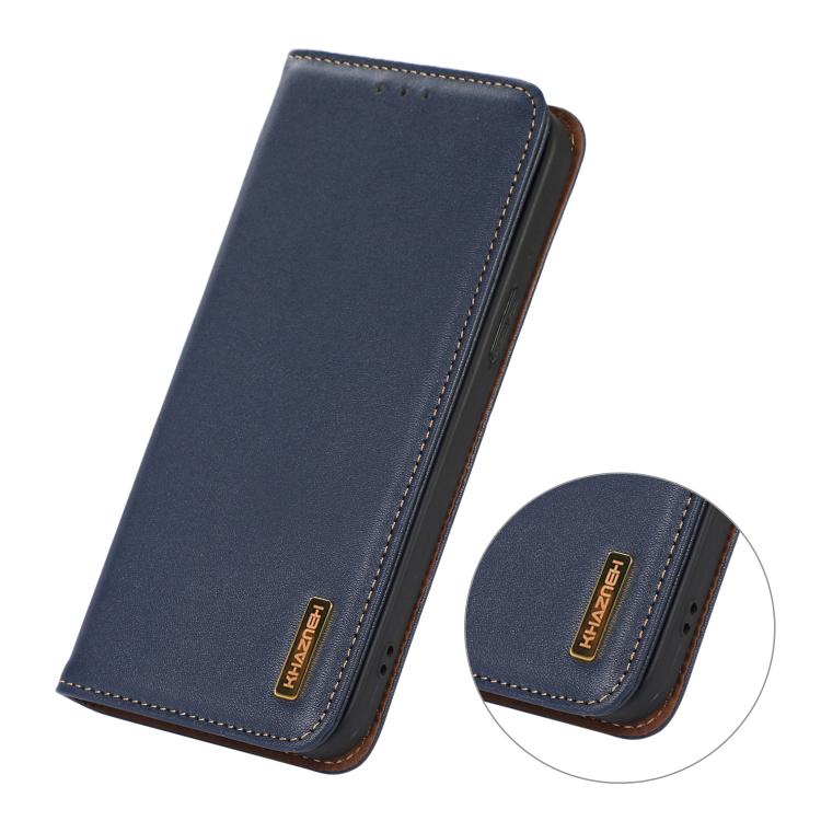 For Xiaomi 17 Pro Max KHAZNEH Nappa Top Layer Cowhide Leather Phone Case