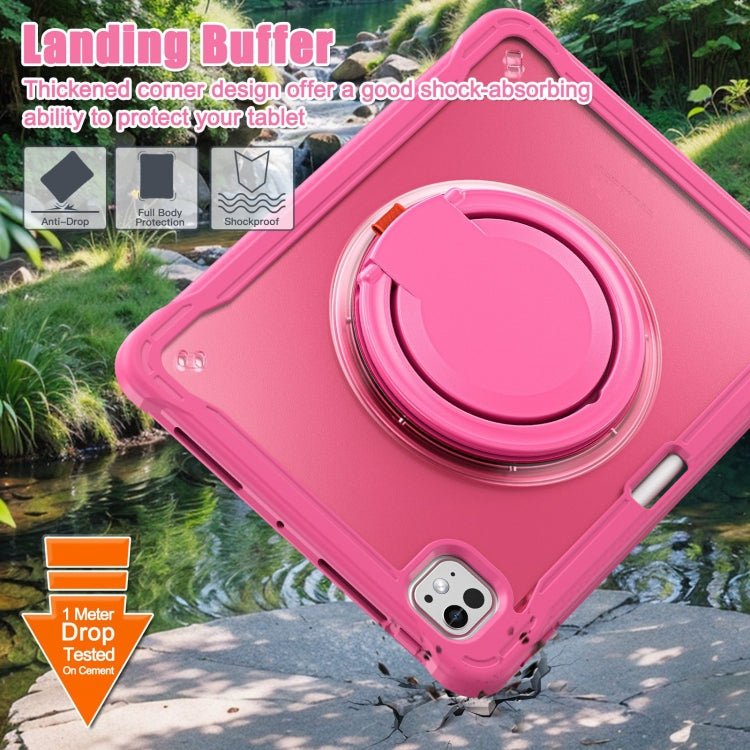 For iPad Pro 11 2025 / 2024 Powerful Sailor Ring Holder Heavy Duty Hybrid Tablet Case with Strap