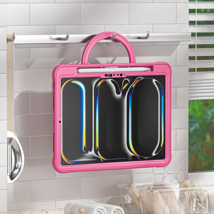 For iPad Pro 11 2025 / 2024 Powerful Sailor Ring Holder Heavy Duty Hybrid Tablet Case with Strap