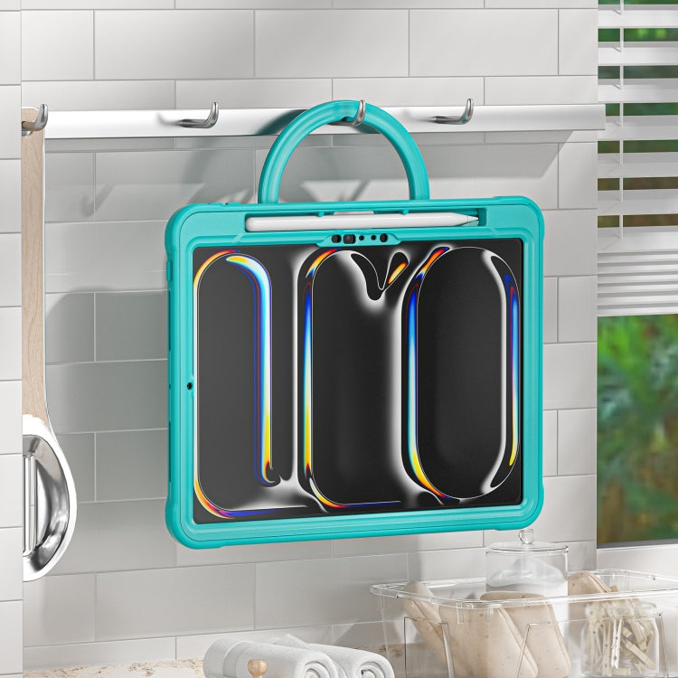 For iPad Pro 11 2025 / 2024 Powerful Sailor Ring Holder Heavy Duty Hybrid Tablet Case with Strap