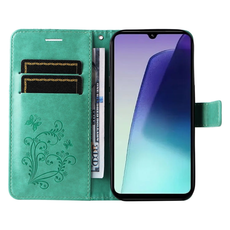 For Redmi 14C 4G Global 3D Butterfly Embossed Pattern Flip Leather Phone Case