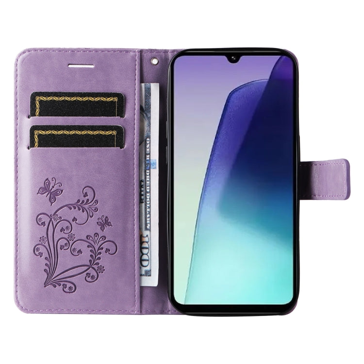 For Redmi 14C 4G Global 3D Butterfly Embossed Pattern Flip Leather Phone Case