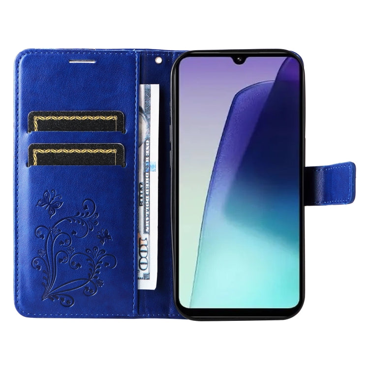 For Redmi 14C 4G Global 3D Butterfly Embossed Pattern Flip Leather Phone Case