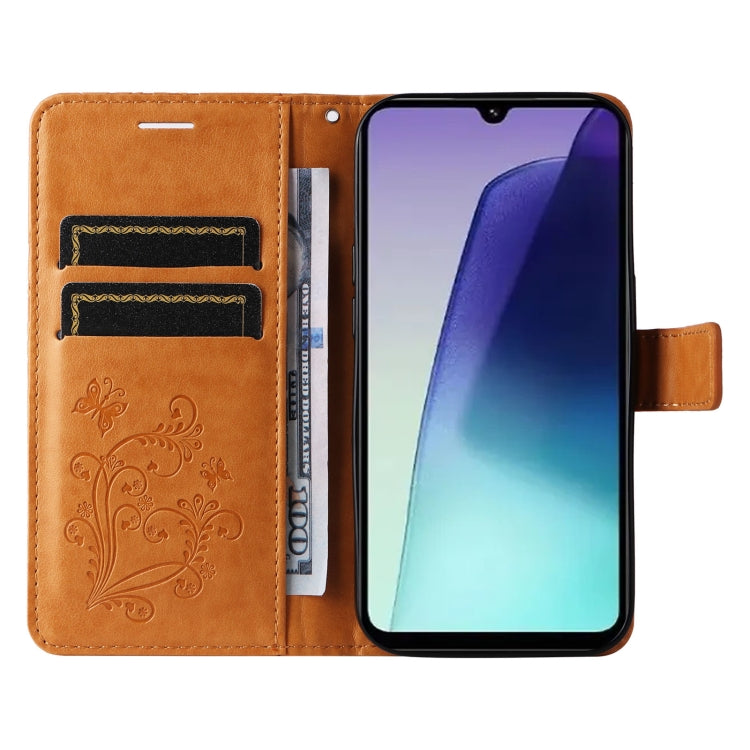 For Redmi 14C 4G Global 3D Butterfly Embossed Pattern Flip Leather Phone Case