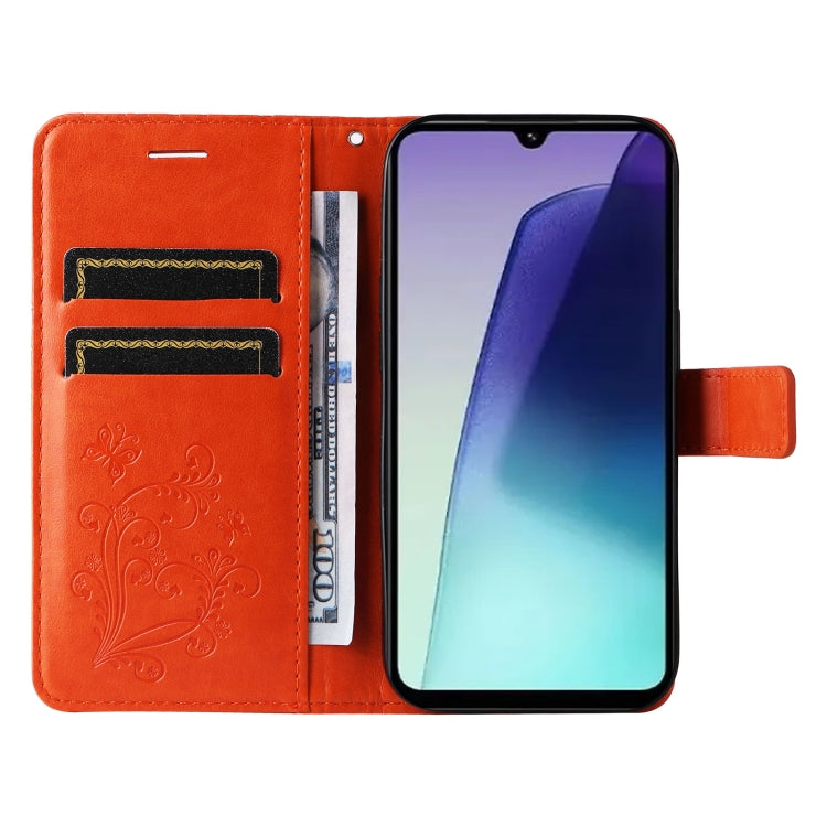 For Redmi 14C 4G Global 3D Butterfly Embossed Pattern Flip Leather Phone Case