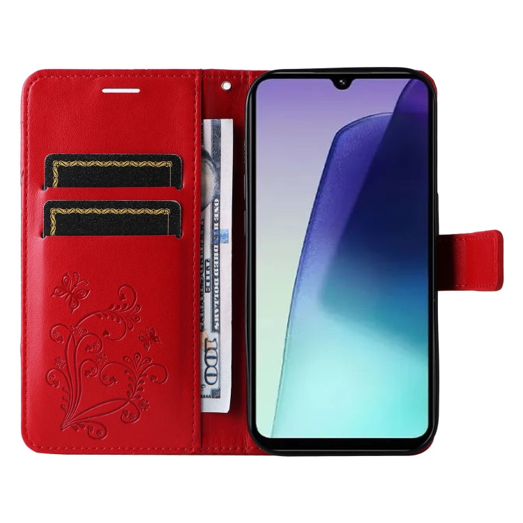 For Redmi 14C 4G Global 3D Butterfly Embossed Pattern Flip Leather Phone Case