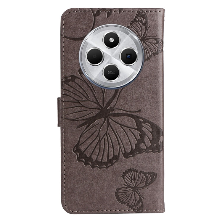 For Redmi 14C 4G Global 3D Butterfly Embossed Pattern Flip Leather Phone Case