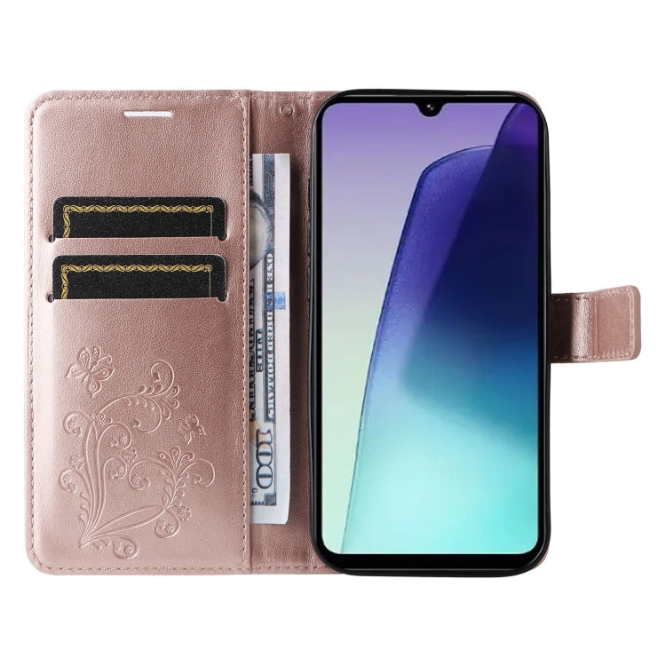 For Redmi 14C 4G Global 3D Butterfly Embossed Pattern Flip Leather Phone Case