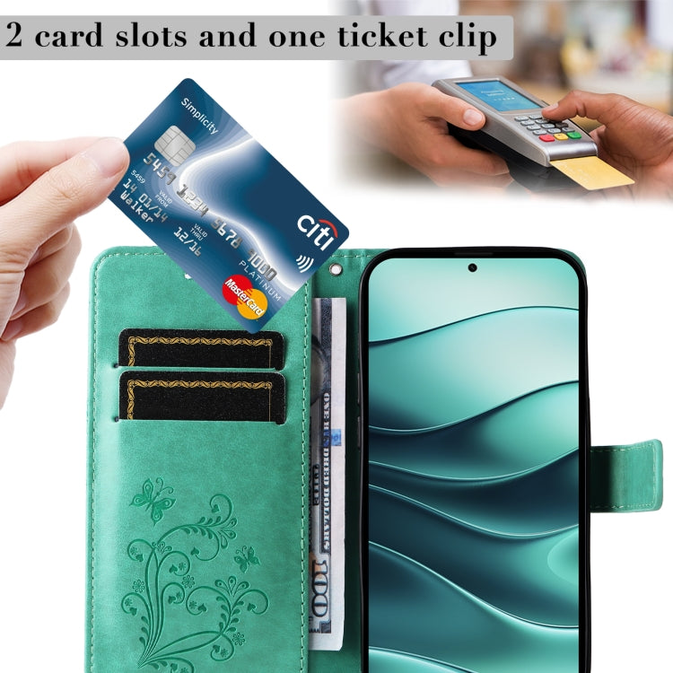 For Redmi Note 14 5G 3D Butterfly Embossed Pattern Flip Leather Phone Case