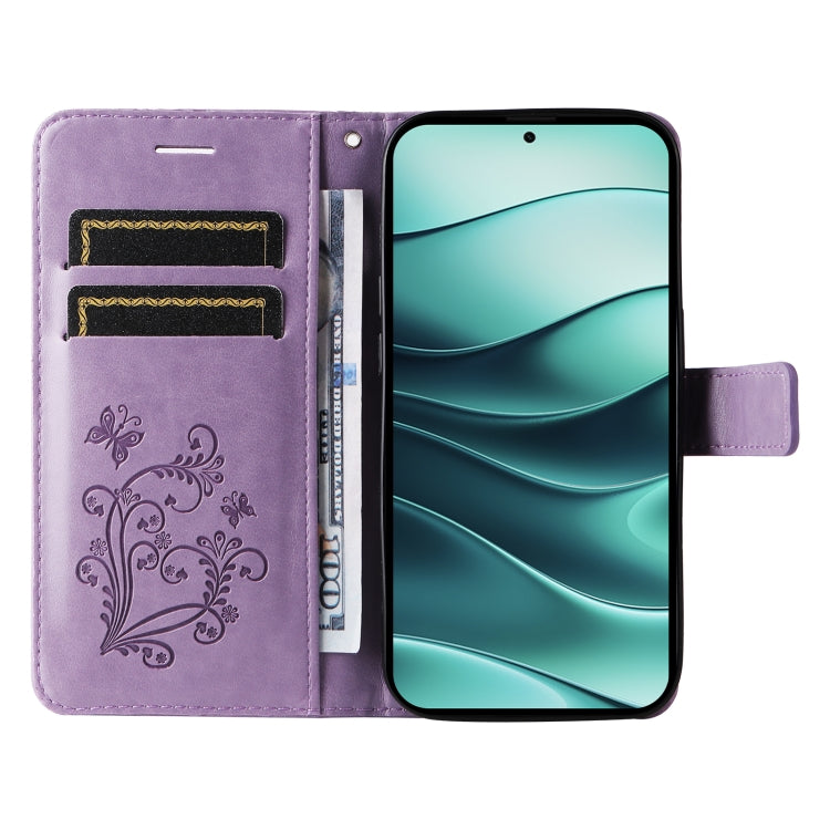 For Redmi Note 14 5G 3D Butterfly Embossed Pattern Flip Leather Phone Case