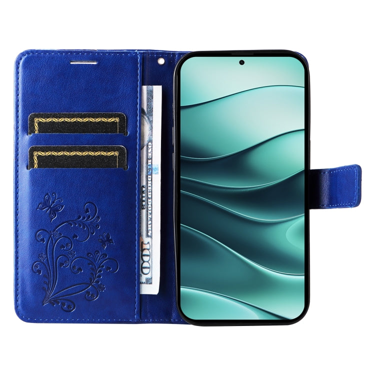 For Redmi Note 14 5G 3D Butterfly Embossed Pattern Flip Leather Phone Case