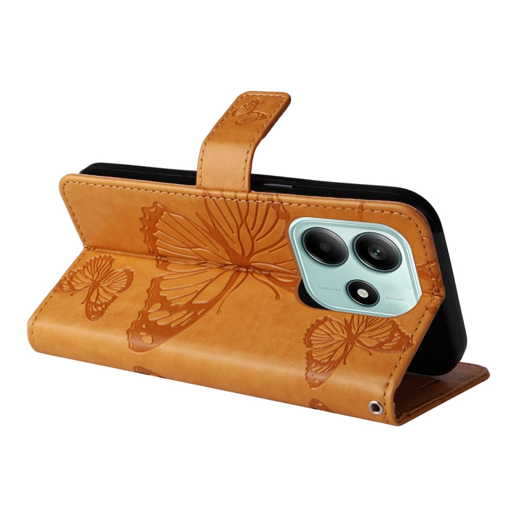 For Redmi Note 14 5G 3D Butterfly Embossed Pattern Flip Leather Phone Case