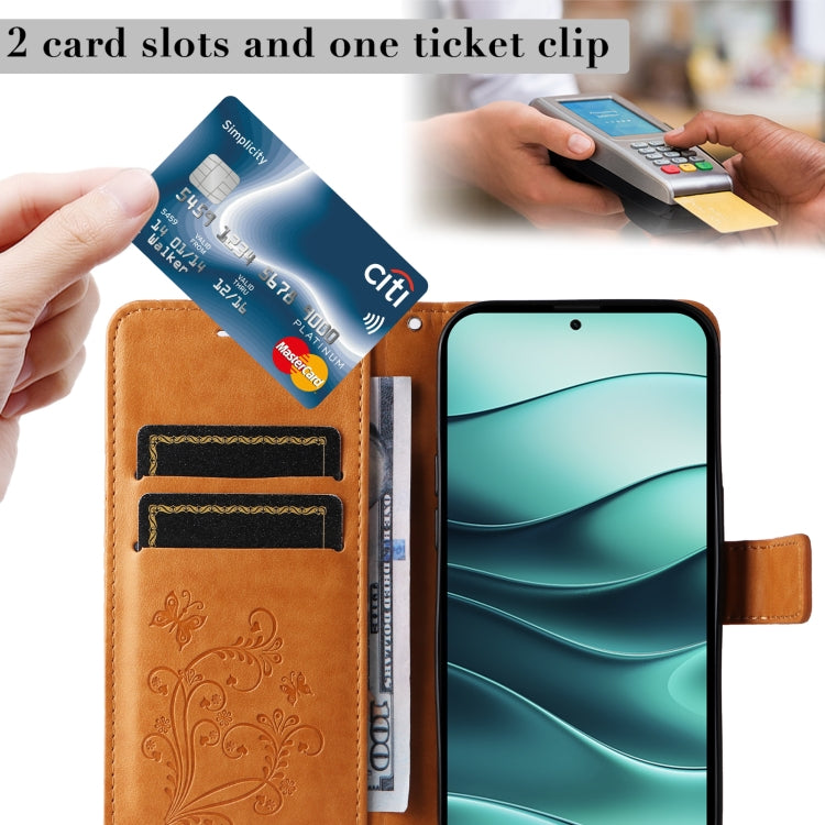For Redmi Note 14 5G 3D Butterfly Embossed Pattern Flip Leather Phone Case