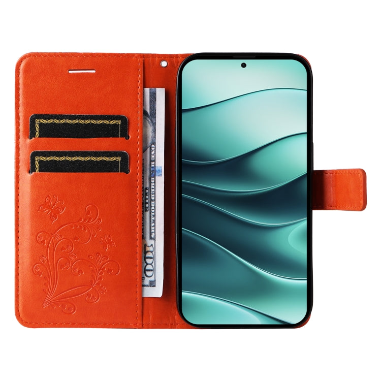 For Redmi Note 14 5G 3D Butterfly Embossed Pattern Flip Leather Phone Case