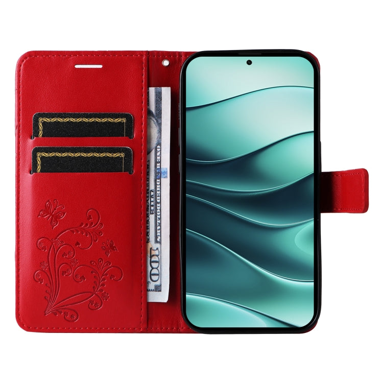 For Redmi Note 14 5G 3D Butterfly Embossed Pattern Flip Leather Phone Case