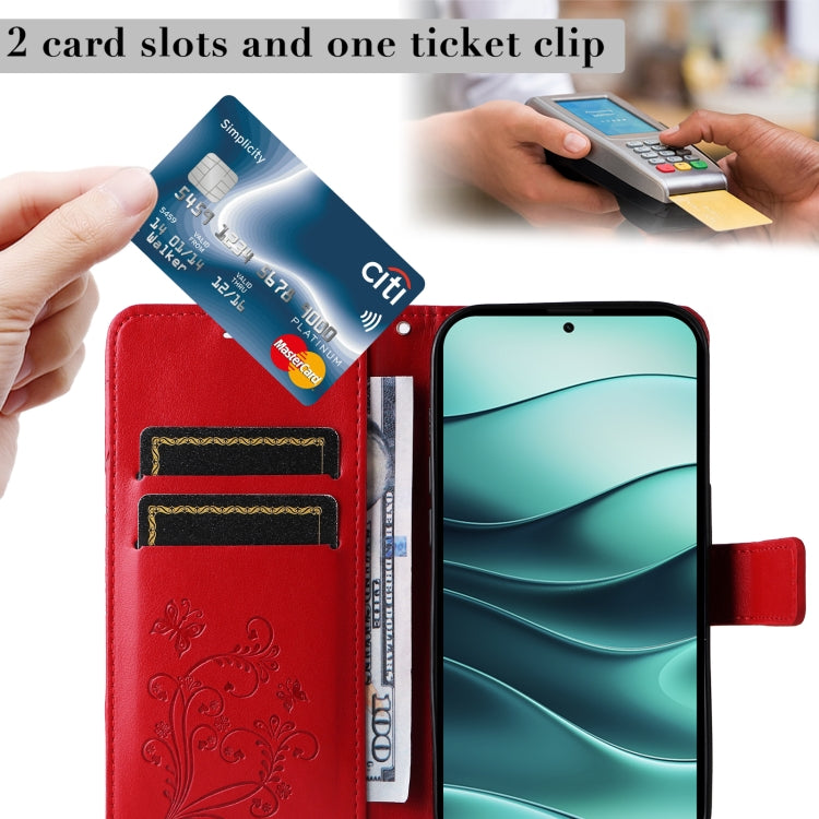 For Redmi Note 14 5G 3D Butterfly Embossed Pattern Flip Leather Phone Case