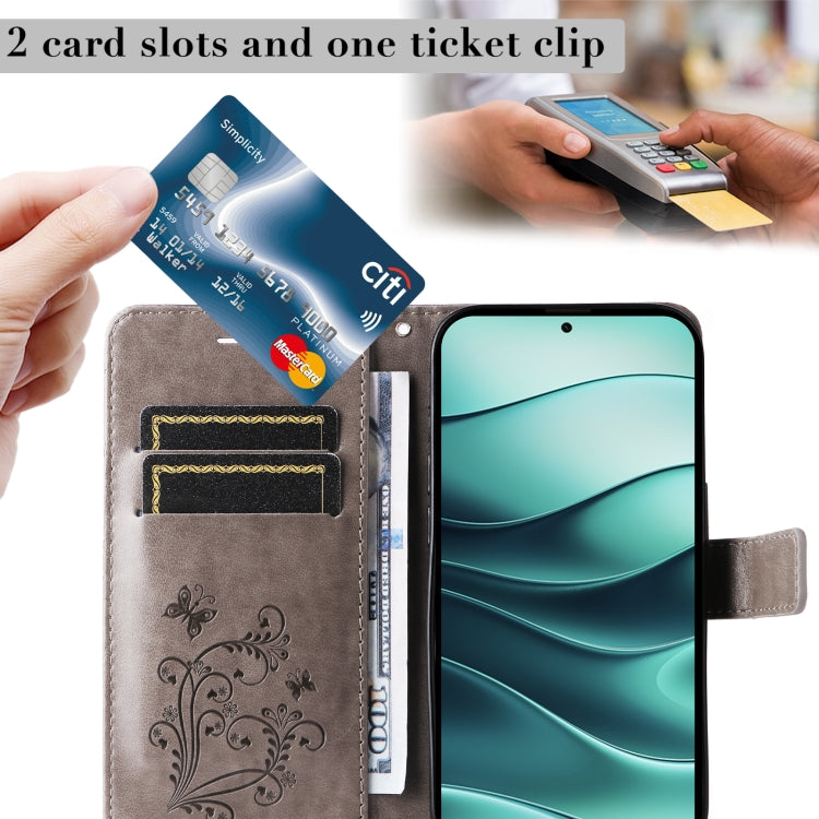 For Redmi Note 14 5G 3D Butterfly Embossed Pattern Flip Leather Phone Case