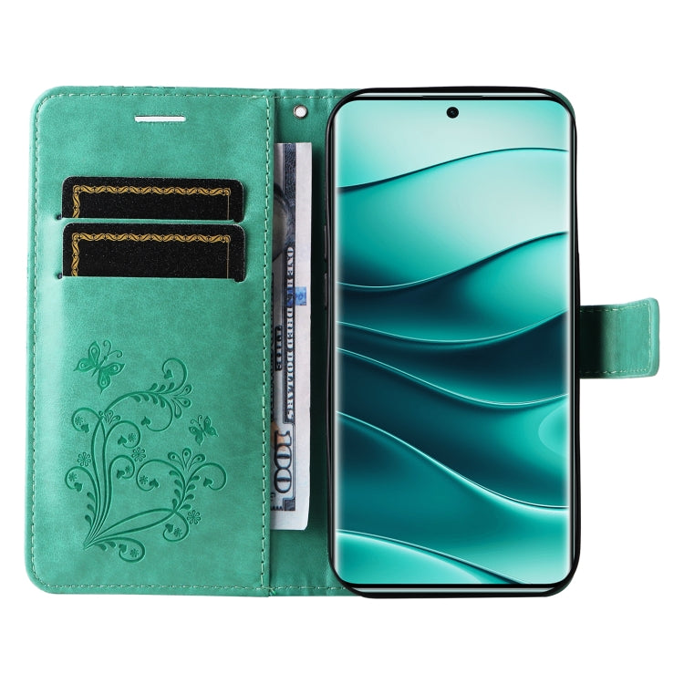For Redmi Note 14 Pro / 14 Pro+ 5G 3D Butterfly Embossed Pattern Flip Leather Phone Case