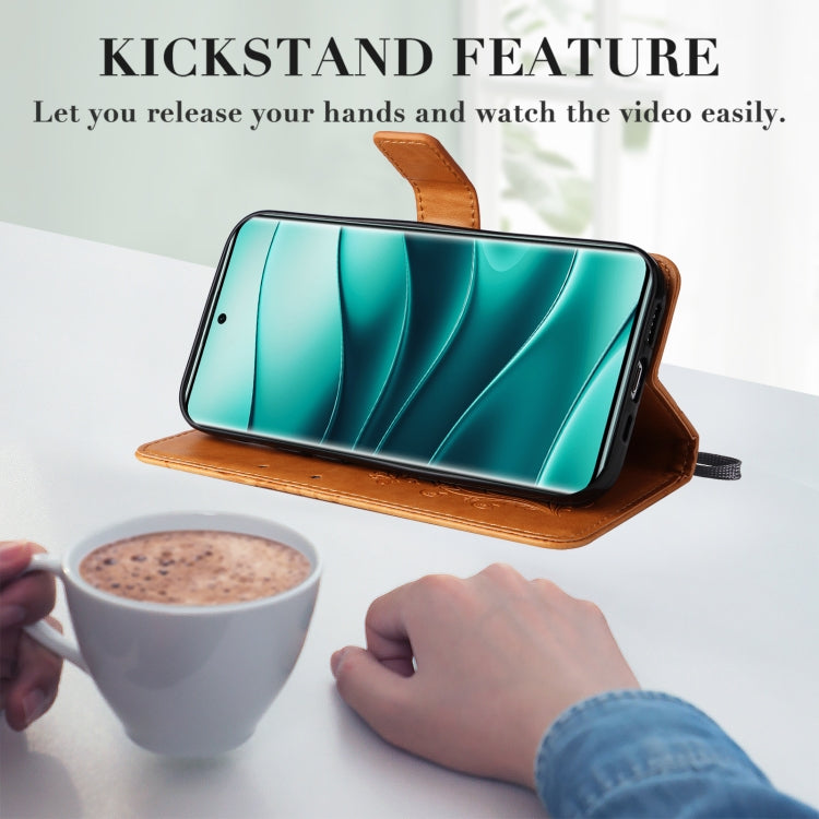 For Redmi Note 14 Pro / 14 Pro+ 5G 3D Butterfly Embossed Pattern Flip Leather Phone Case