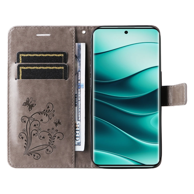 For Redmi Note 14 Pro / 14 Pro+ 5G 3D Butterfly Embossed Pattern Flip Leather Phone Case