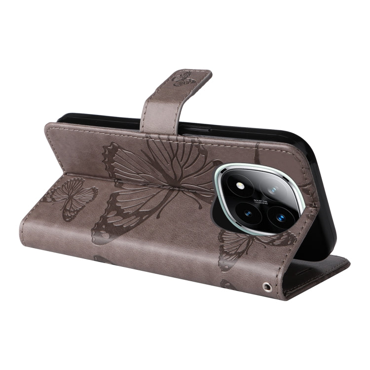 For Redmi Note 14 Pro / 14 Pro+ 5G 3D Butterfly Embossed Pattern Flip Leather Phone Case