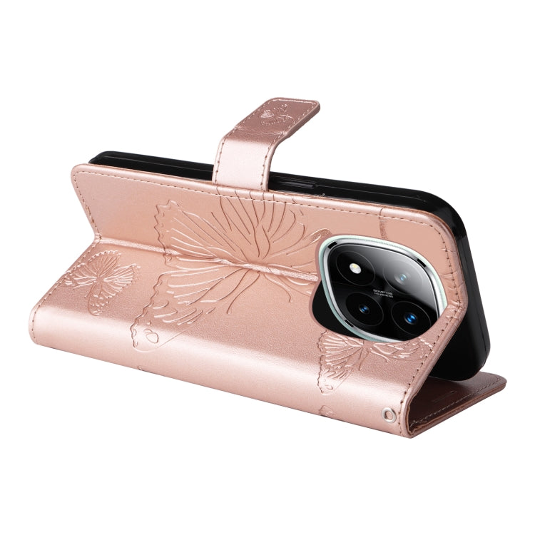 For Redmi Note 14 Pro / 14 Pro+ 5G 3D Butterfly Embossed Pattern Flip Leather Phone Case