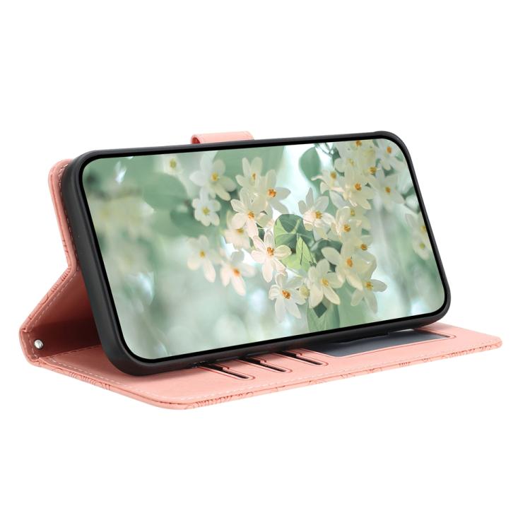 For Samsung Galaxy A37 5G Floral Embossed Pattern Leather Phone Case