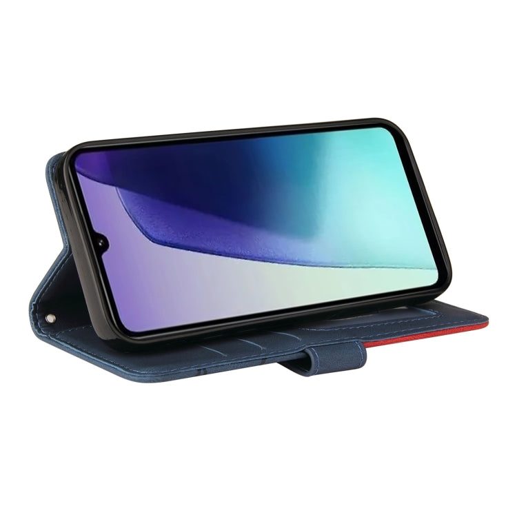 For Redmi 14C 4G Global Dual-color Splicing Flip Leather Phone Case