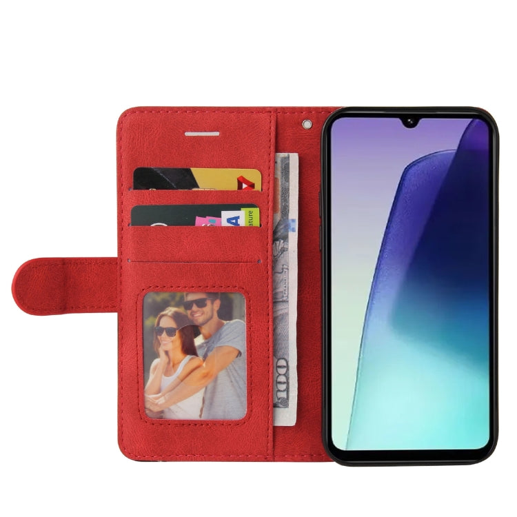 For Redmi 14C 4G Global Dual-color Splicing Flip Leather Phone Case