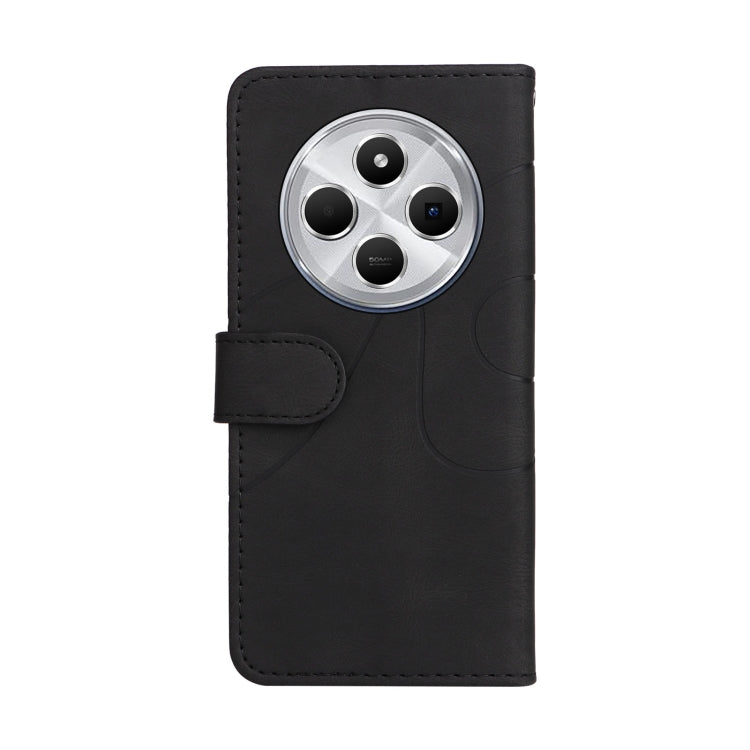 For Redmi 14C 4G Global Dual-color Splicing Flip Leather Phone Case