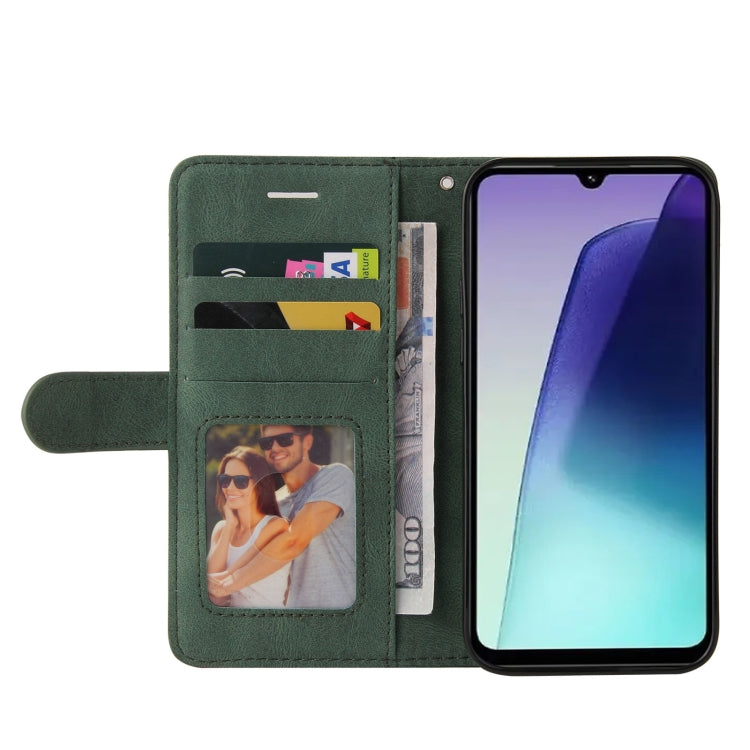 For Redmi 14C 4G Global Dual-color Splicing Flip Leather Phone Case