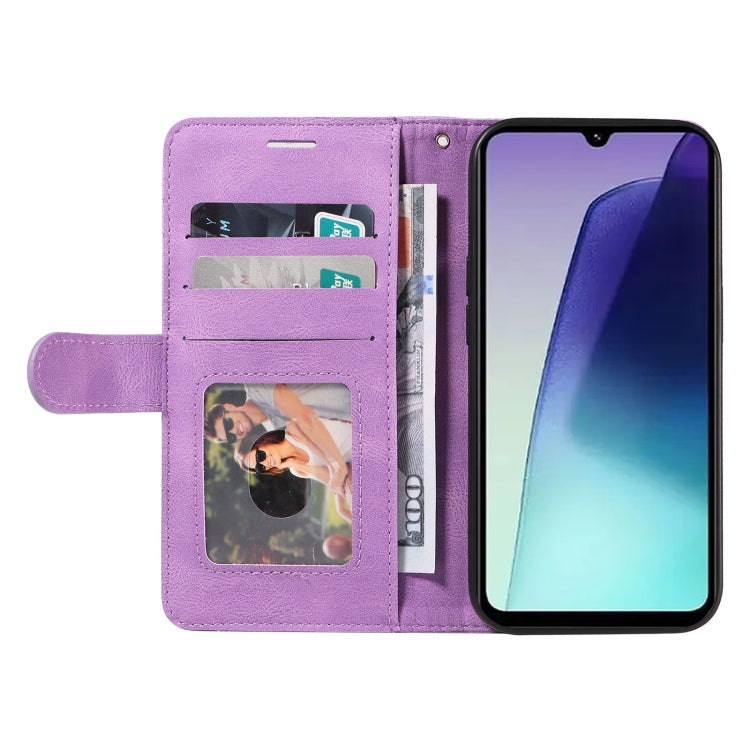 For Redmi 14C 4G Global Dual-color Splicing Flip Leather Phone Case
