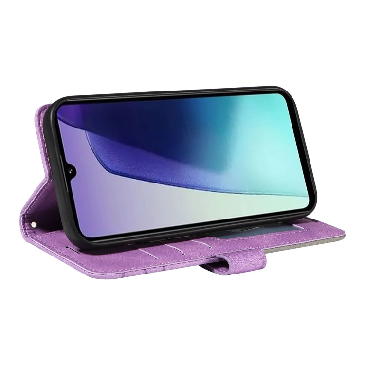 For Redmi 14C 4G Global Dual-color Splicing Flip Leather Phone Case