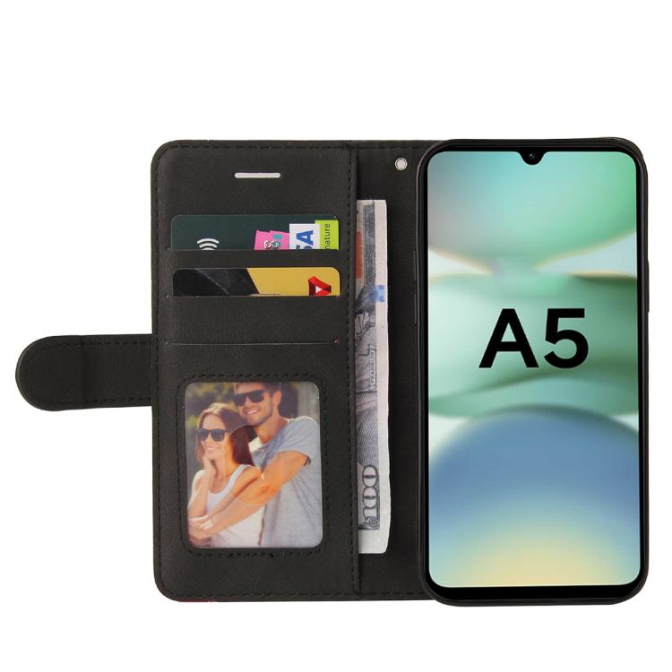 For Redmi A5 4G 173.3mm Dual-color Splicing Flip Leather Phone Case