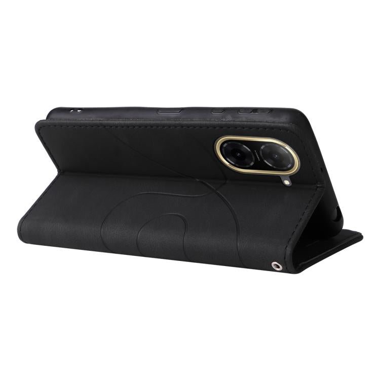 For Redmi A5 4G 173.3mm Dual-color Splicing Flip Leather Phone Case