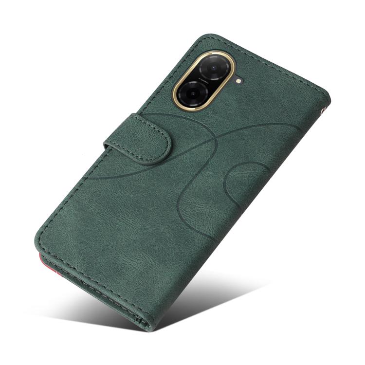 For Redmi A5 4G 173.3mm Dual-color Splicing Flip Leather Phone Case