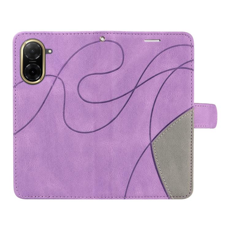 For Redmi A5 4G 173.3mm Dual-color Splicing Flip Leather Phone Case