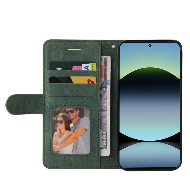 For Redmi Note 14S 4G / Note 13 Pro 4G Dual-color Splicing Flip Leather Phone Case
