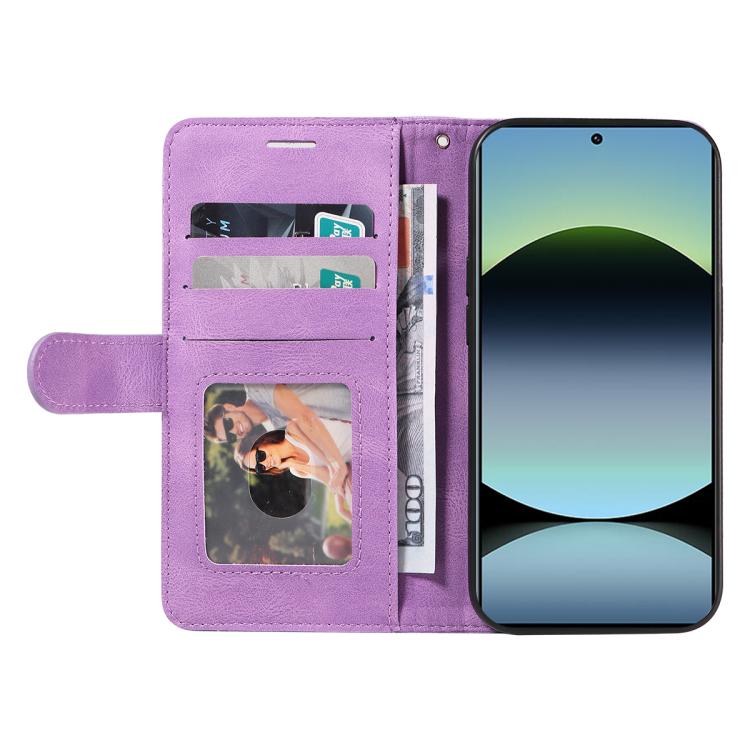 For Redmi Note 14S 4G / Note 13 Pro 4G Dual-color Splicing Flip Leather Phone Case