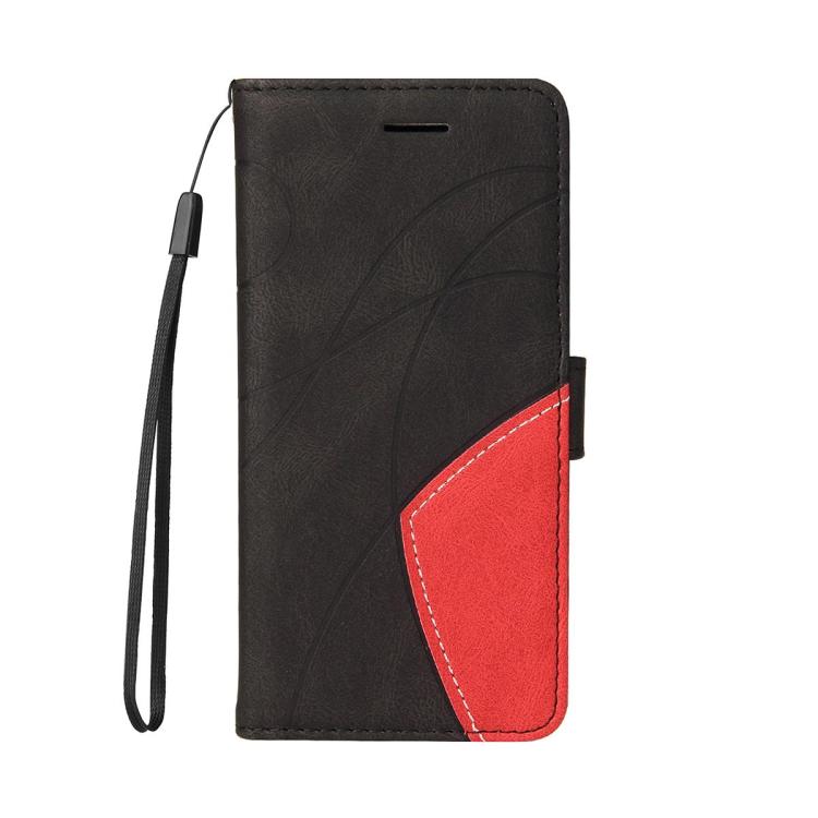 For Redmi 15C 4G 171.5mm / Poco C85 4G Dual-color Splicing Flip Leather Phone Case