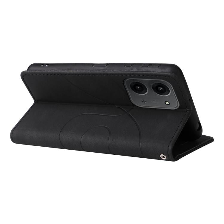 For Redmi 15C 4G 171.5mm / Poco C85 4G Dual-color Splicing Flip Leather Phone Case