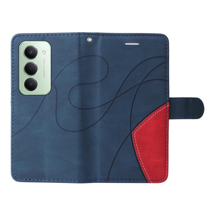 For Redmi 15 5G / 4G EU 171mm Dual-color Splicing Flip Leather Phone Case
