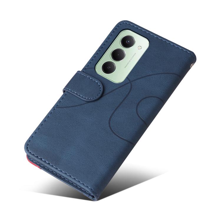 For Redmi 15 5G / 4G EU 171mm Dual-color Splicing Flip Leather Phone Case