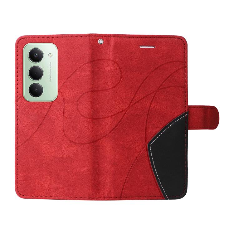 For Redmi 15 5G / 4G EU 171mm Dual-color Splicing Flip Leather Phone Case