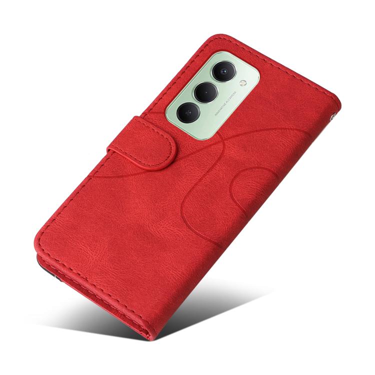 For Redmi 15 5G / 4G EU 171mm Dual-color Splicing Flip Leather Phone Case
